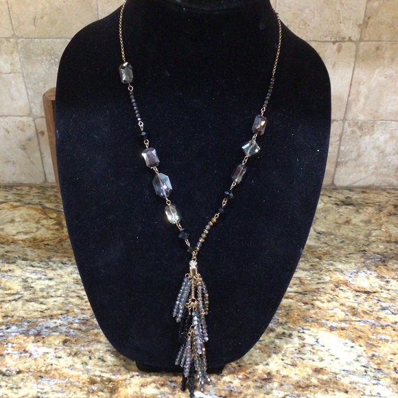 1946 Long necklace with glass beads. Excellent shape - Picture 1 of 5